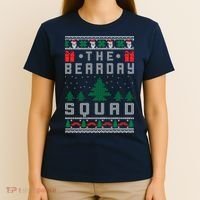 The Bearday Squad Ugly Christmas T-Shirt thumb 4