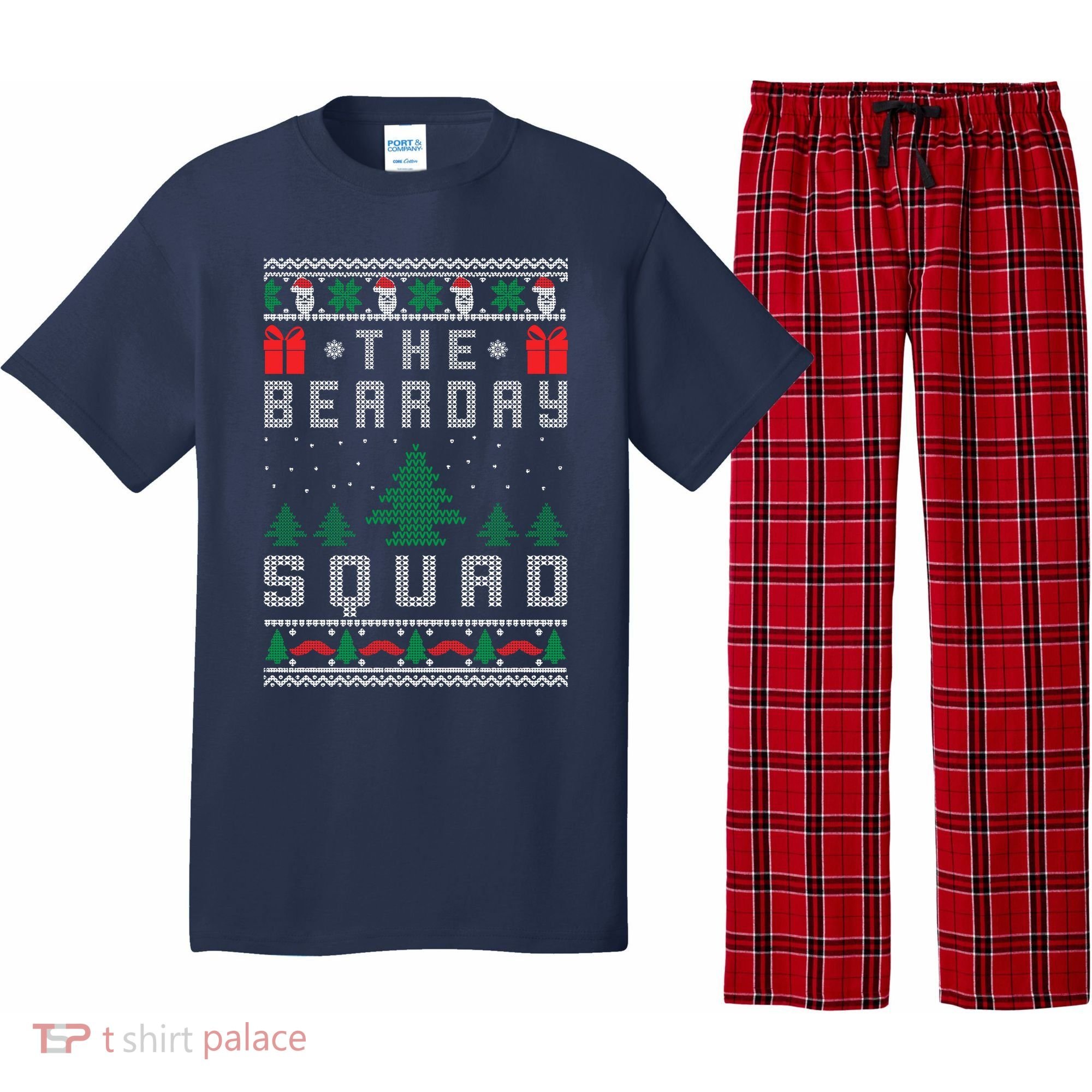 The Bearday Squad Ugly Christmas Pajama Set