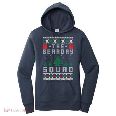 The Bearday Squad Ugly Christmas Women's Hoodie
