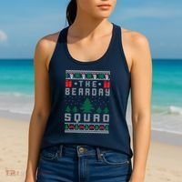 The Bearday Squad Ugly Christmas Women's Tank Top thumb 2