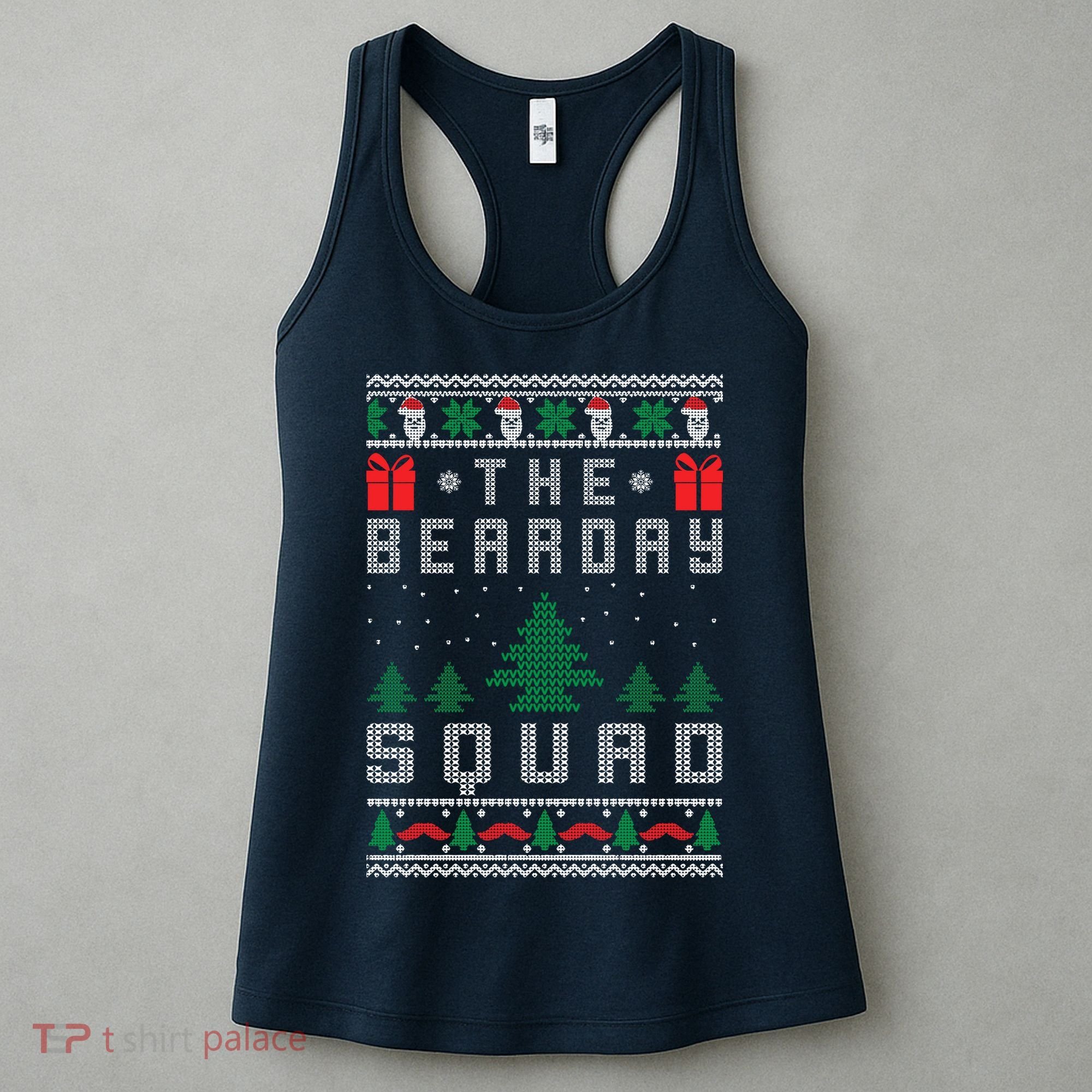 The Bearday Squad Ugly Christmas Women's Tank Top