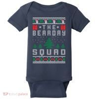 The Bearday Squad Ugly Christmas Baby Bodysuit thumb 0