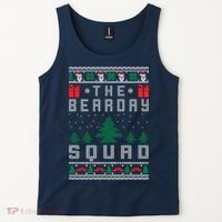 The Bearday Squad Ugly Christmas Tank Top thumb 2
