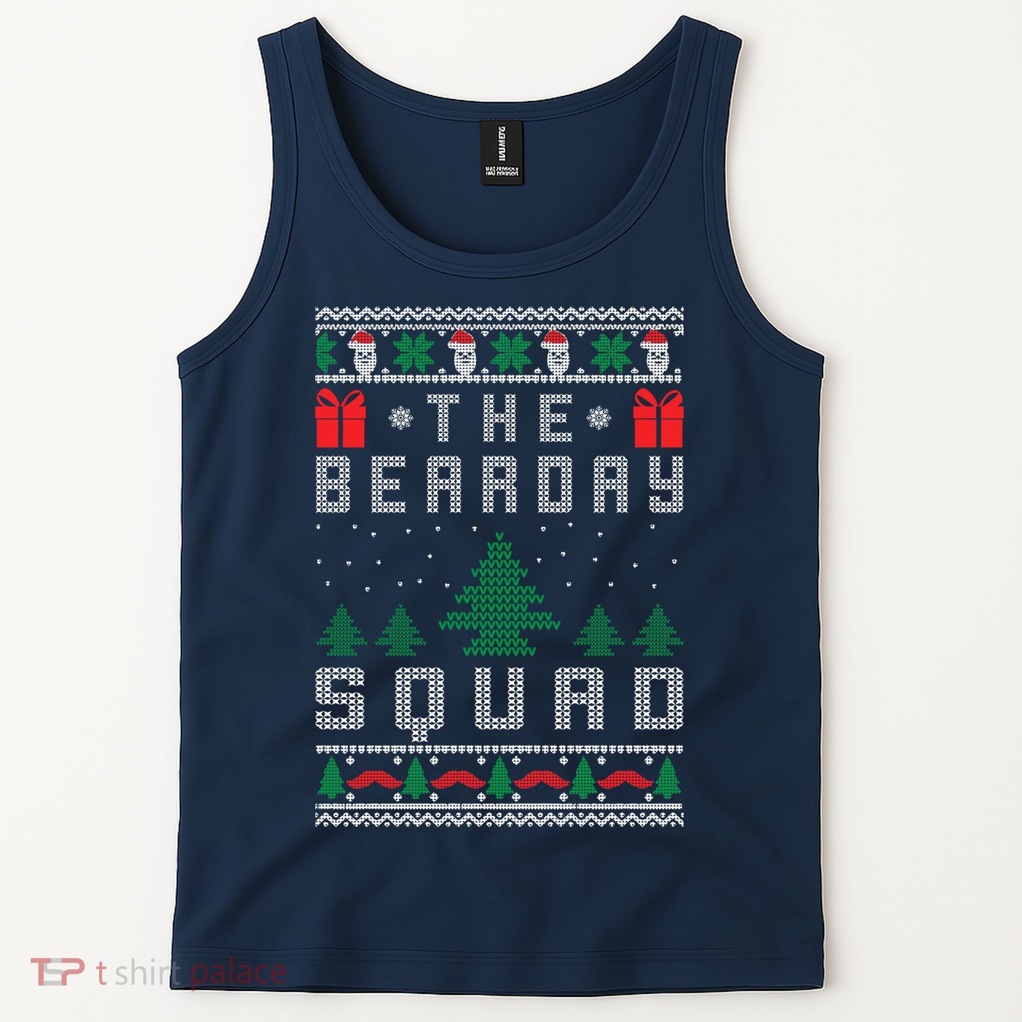 The Bearday Squad Ugly Christmas Tank Top