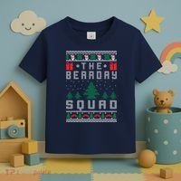 The Bearday Squad Ugly Christmas Toddler T-Shirt thumb 3