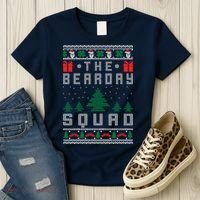 The Bearday Squad Ugly Christmas Women's T-Shirt thumb 3