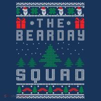 The Bearday Squad Ugly Christmas Kids Sweatshirt thumb 2