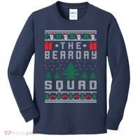 The Bearday Squad Ugly Christmas Kids Long Sleeve Shirt thumb 0