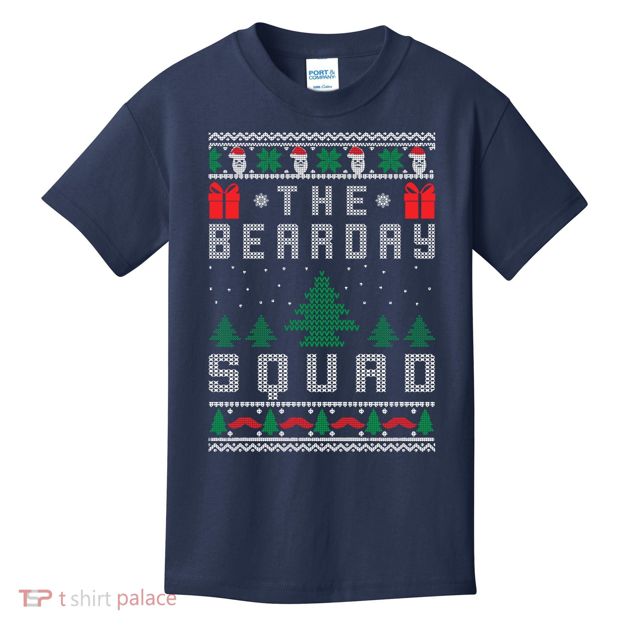 The Bearday Squad Ugly Christmas Kids T-Shirt
