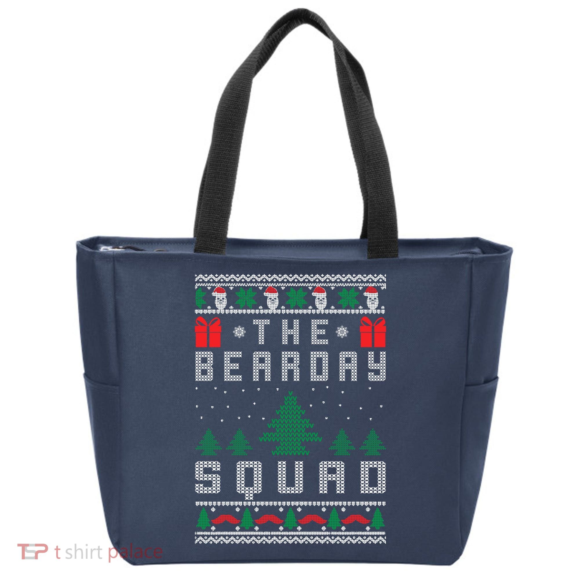 The Bearday Squad Ugly Christmas Tote Bag