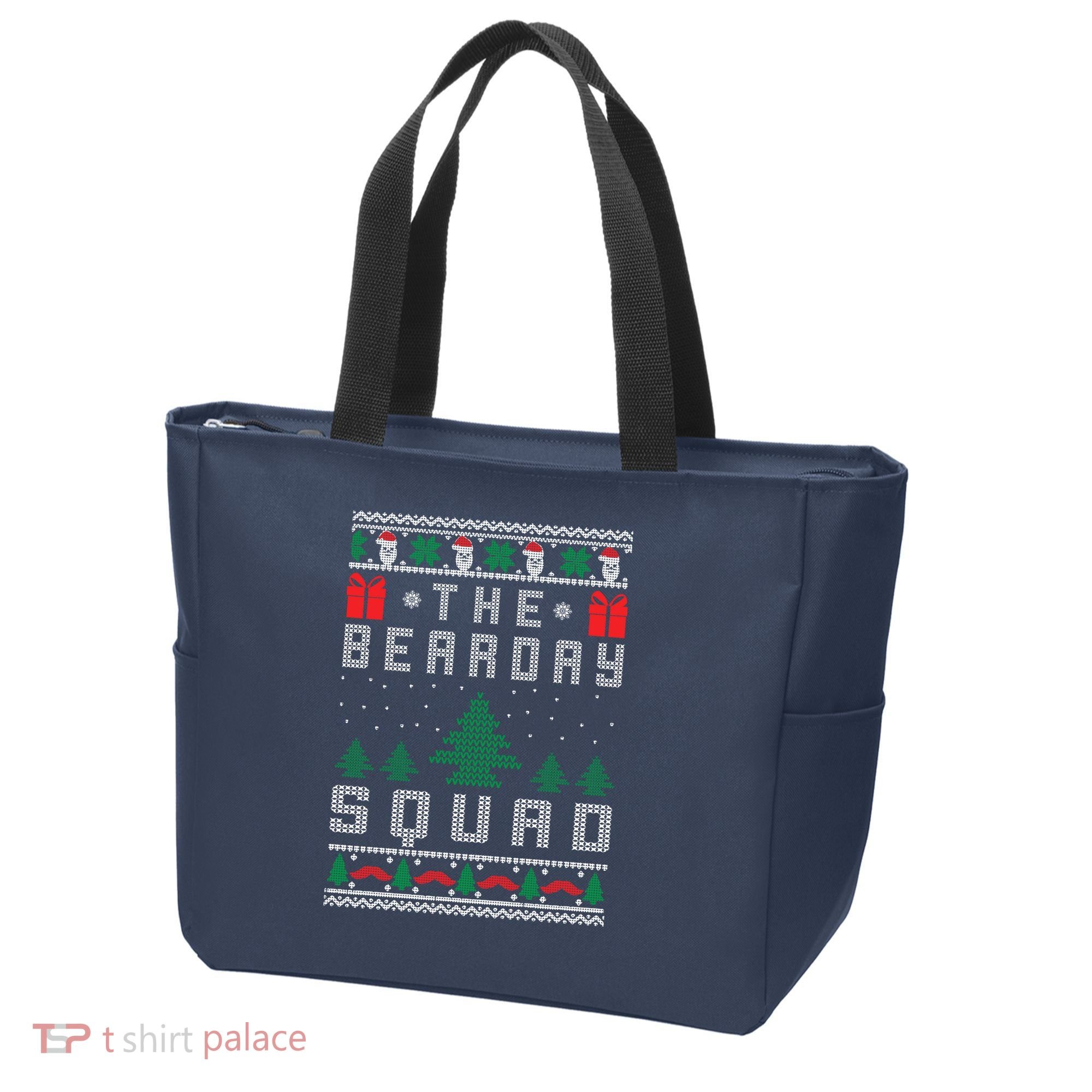 The Bearday Squad Ugly Christmas Tote Bag