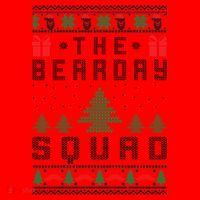 The Bearday Squad Ugly Christmas Santa Hat thumb 1