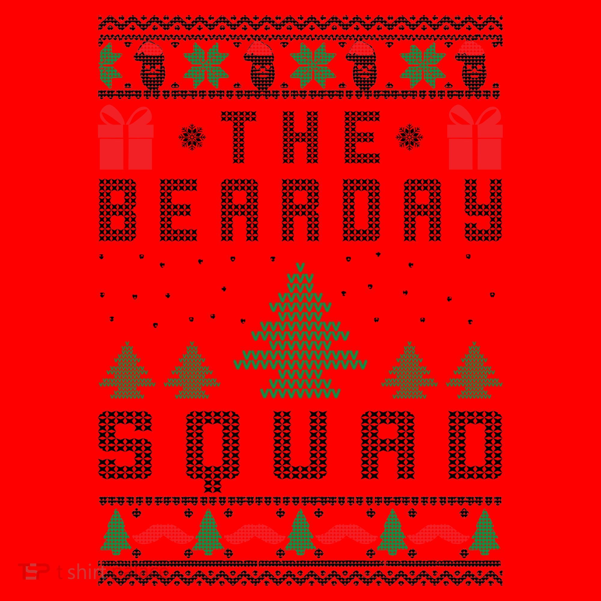 The Bearday Squad Ugly Christmas Santa Hat
