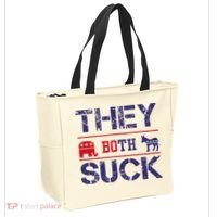 They Both Suck Anti Political Tote Bag thumb 2