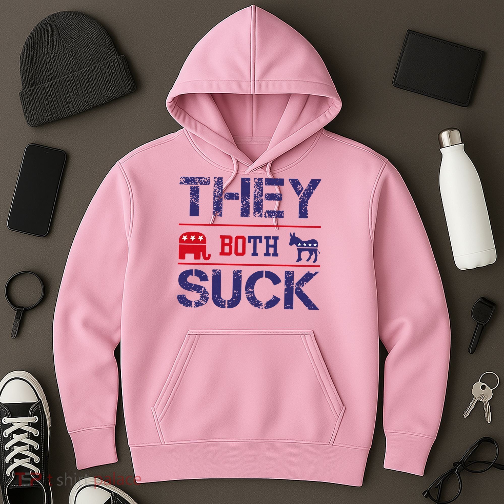They Both Suck Anti Political Hoodie