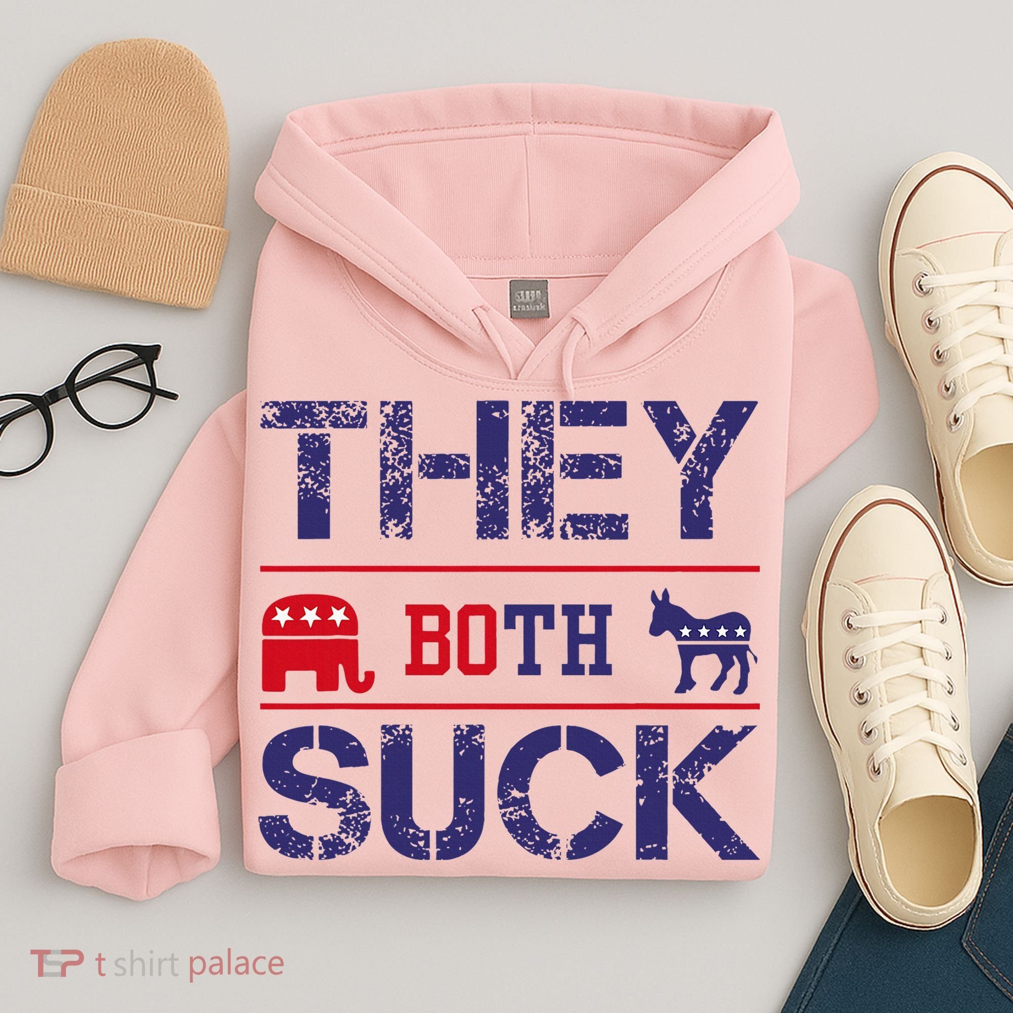 They Both Suck Anti Political Hoodie