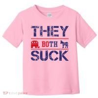 They Both Suck Anti Political Toddler T-Shirt thumb 0
