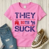 They Both Suck Anti Political Women's T-Shirt thumb 3