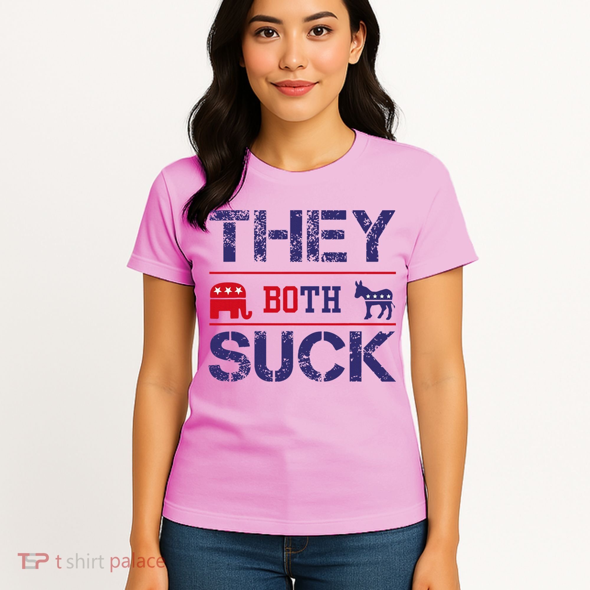 They Both Suck Anti Political Women's T-Shirt