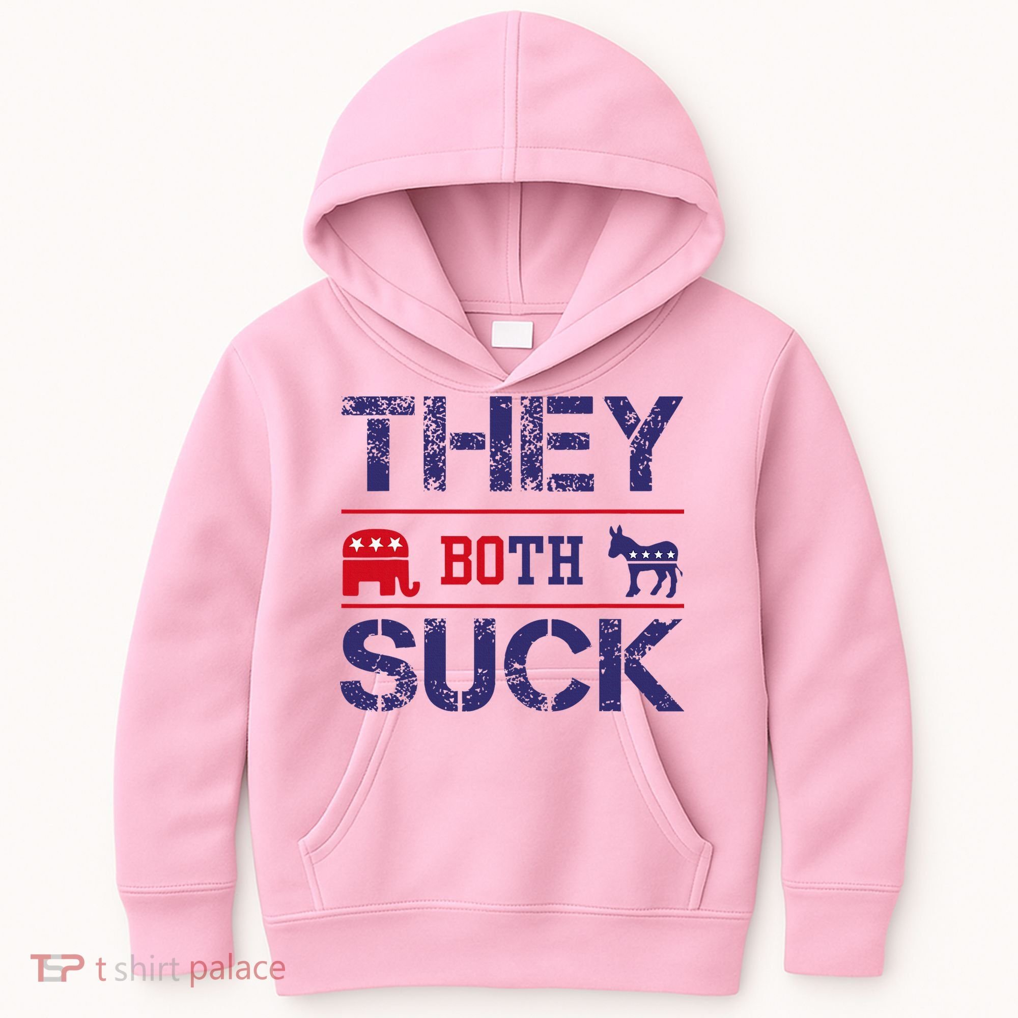 They Both Suck Anti Political Kids Hoodie