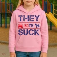 They Both Suck Anti Political Kids Hoodie thumb 3