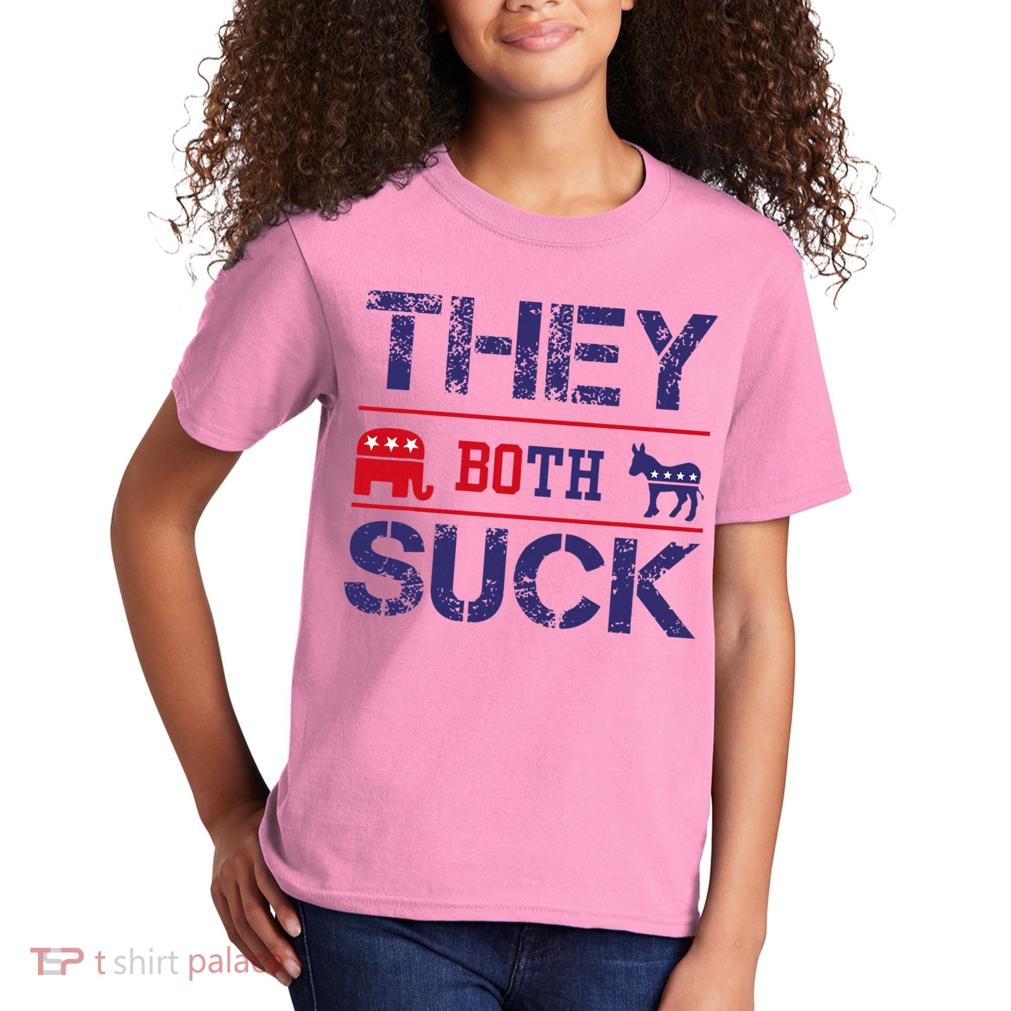 They Both Suck Anti Political Kids T-Shirt