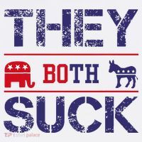 They Both Suck Anti Political Bucket Hat thumb 4