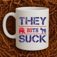 They Both Suck Anti Political Coffee Mug thumb 2