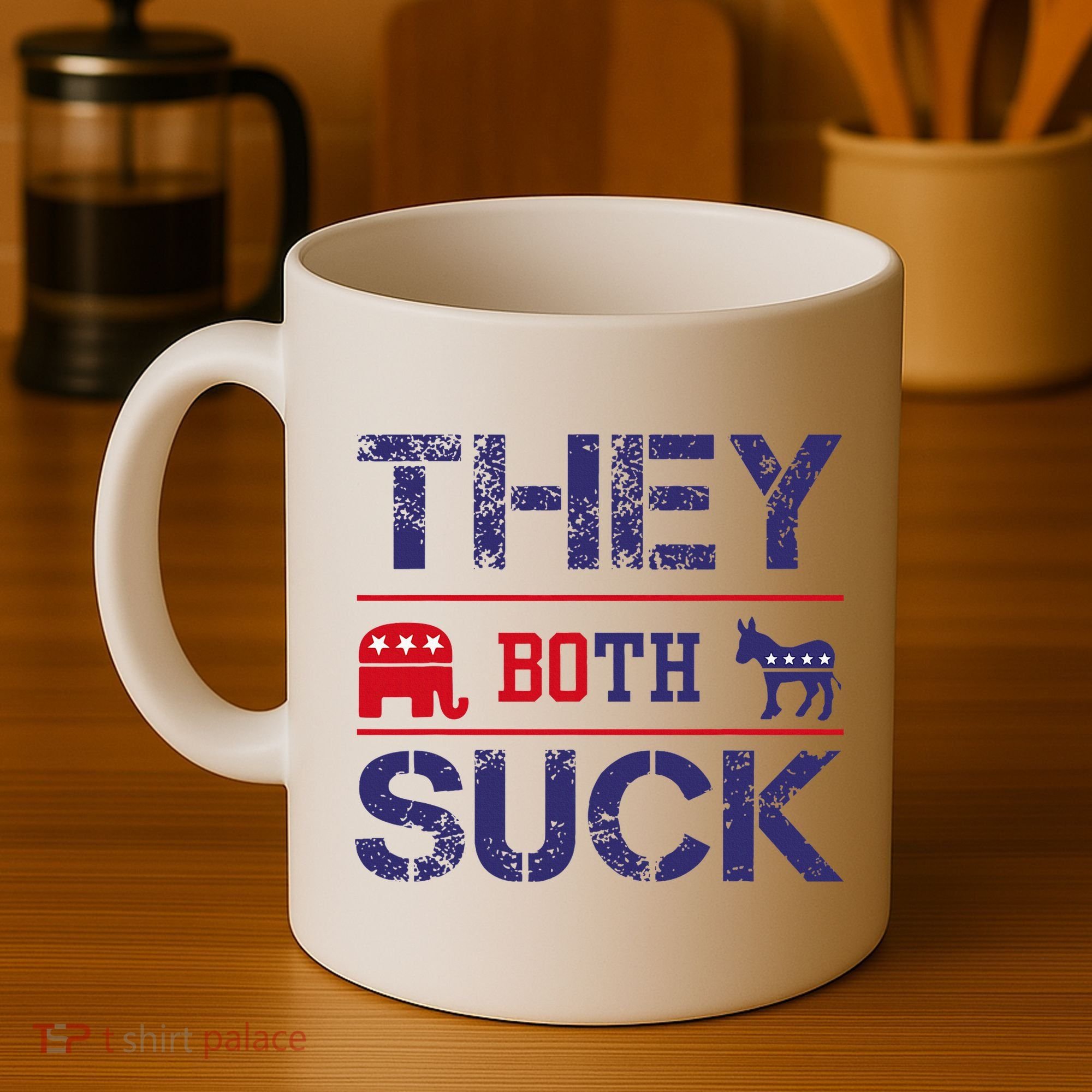 They Both Suck Anti Political Coffee Mug