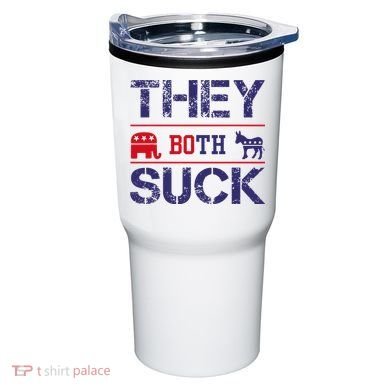 They Both Suck Anti Political Tumbler