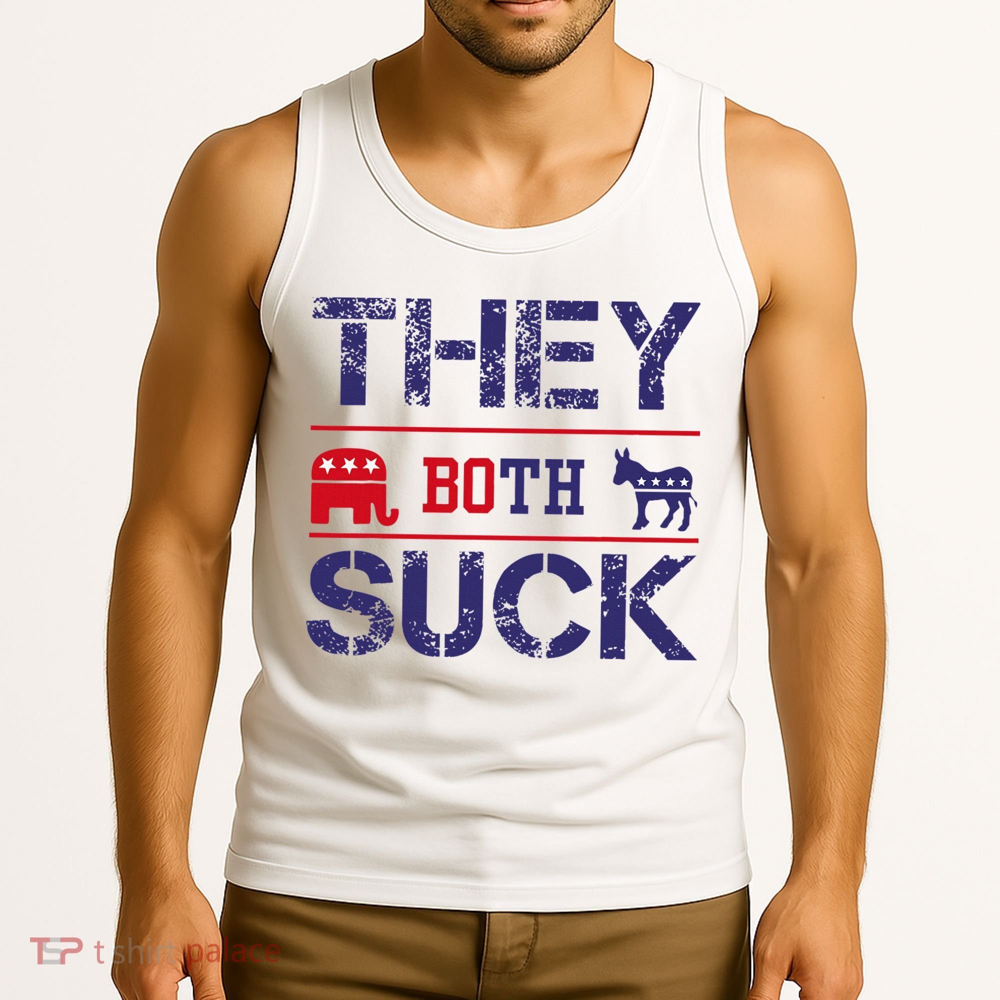 They Both Suck Anti Political Tank Top