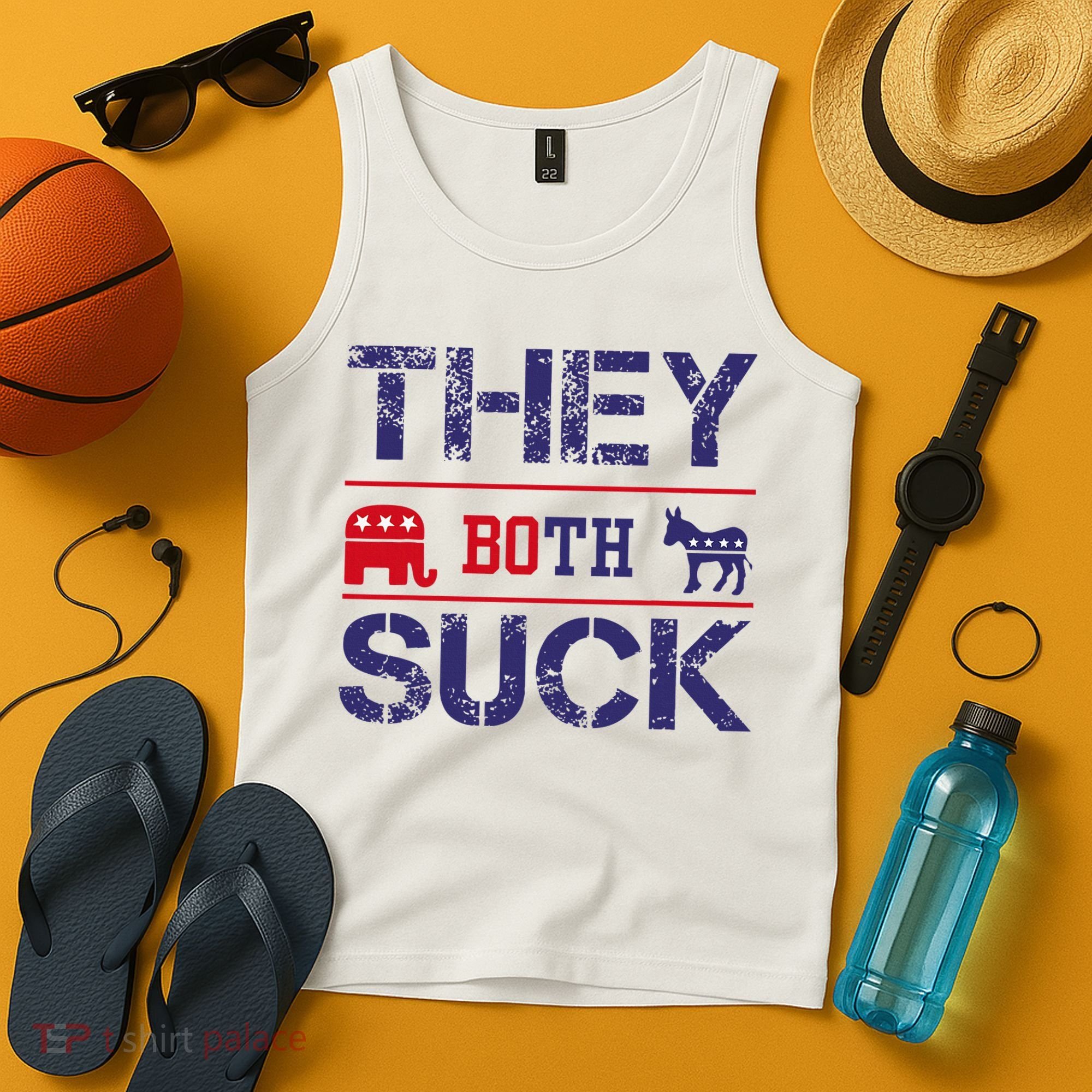 They Both Suck Anti Political Tank Top