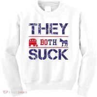 They Both Suck Anti Political Kids Sweatshirt thumb 0