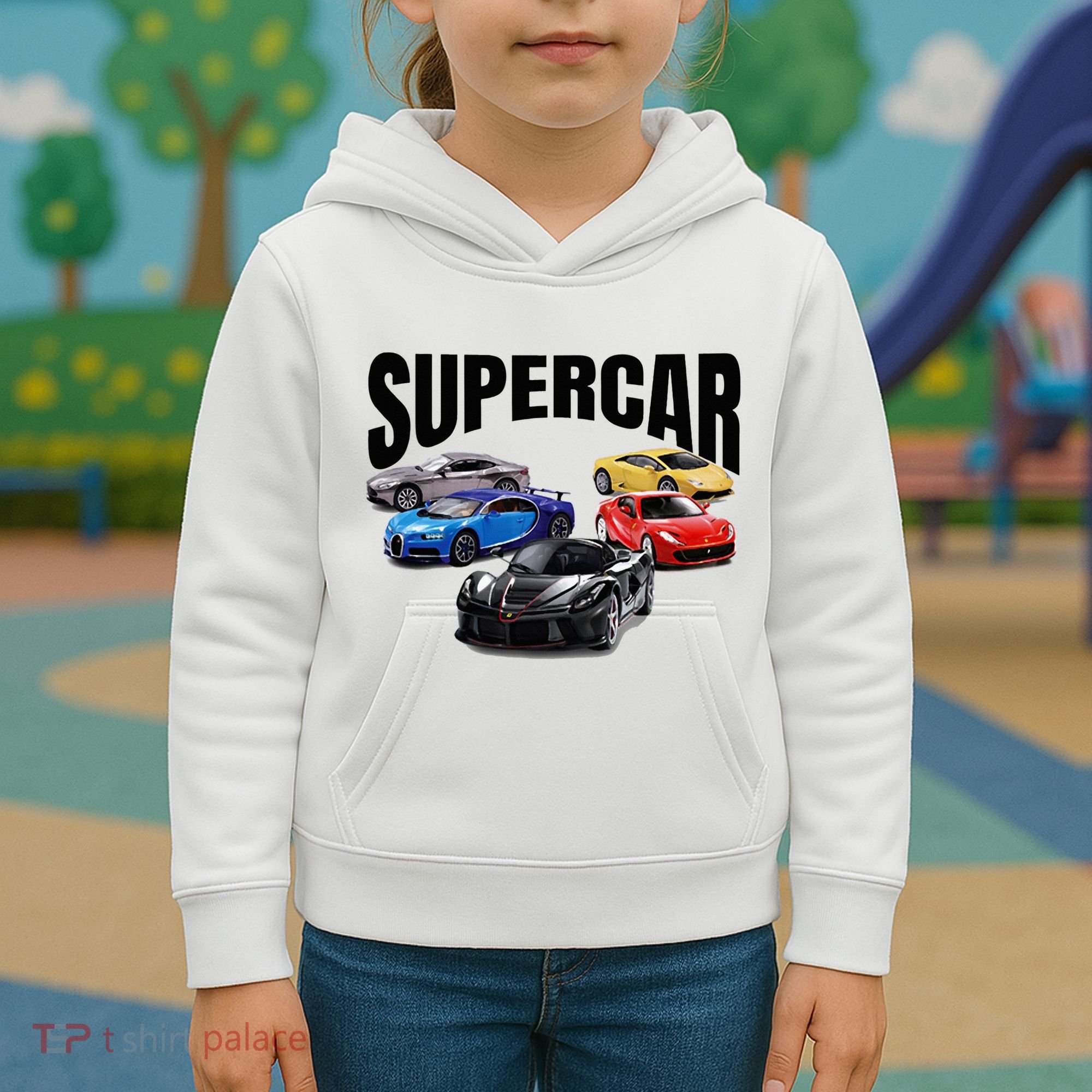 The Best Supercar Racing Fan On The Planet Kids Hoodie