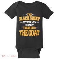 The Black S.H.E.E.P Of The Family Usually Turns Into The Goat Baby Bodysuit thumb 0