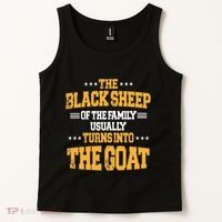 The Black S.H.E.E.P Of The Family Usually Turns Into The Goat Tank Top thumb 2