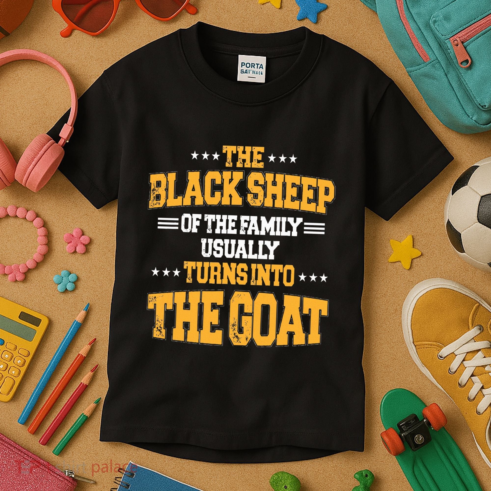 The Black S.H.E.E.P Of The Family Usually Turns Into The Goat Kids T-Shirt