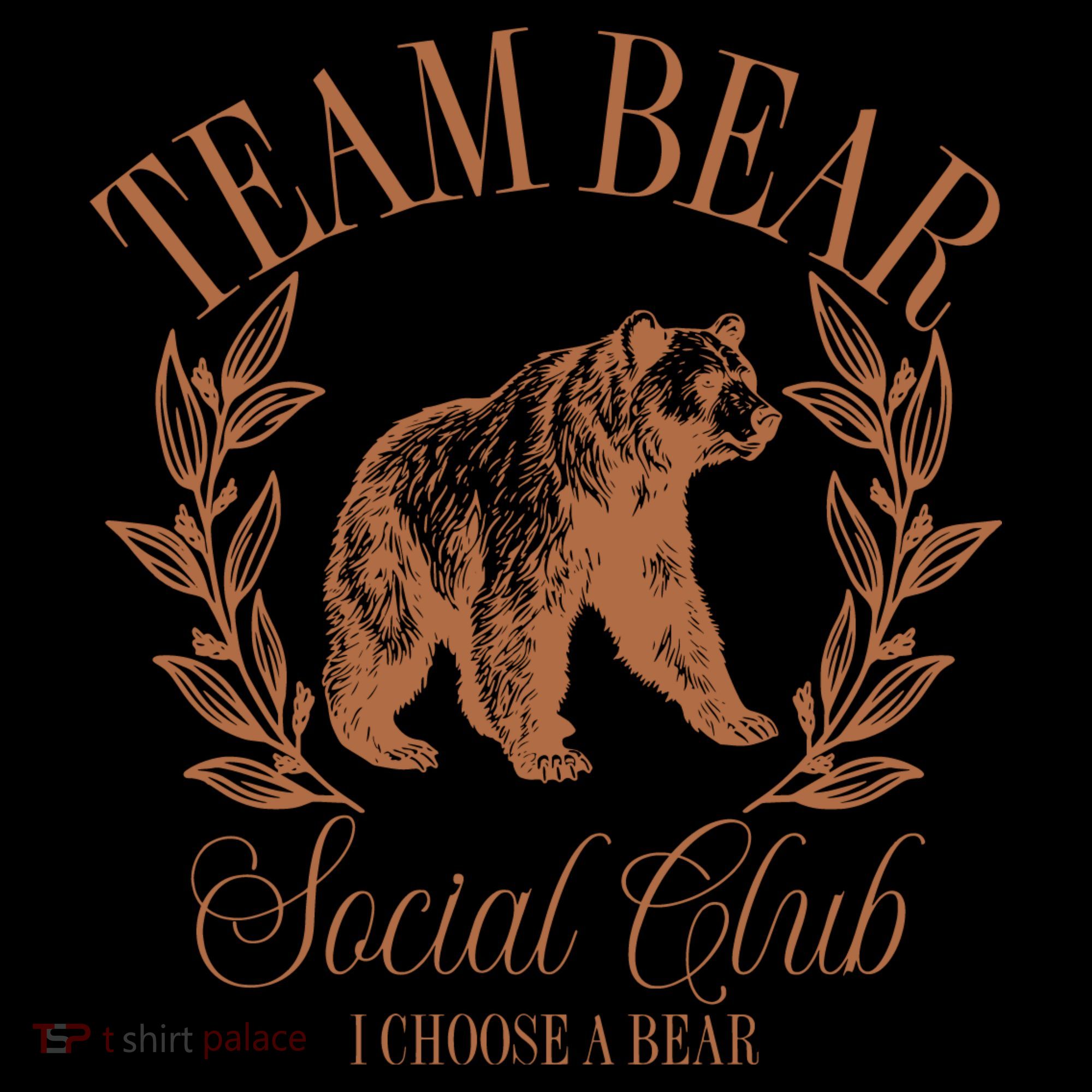Team Bear Social Club I Choose The Bear Coffee Mug