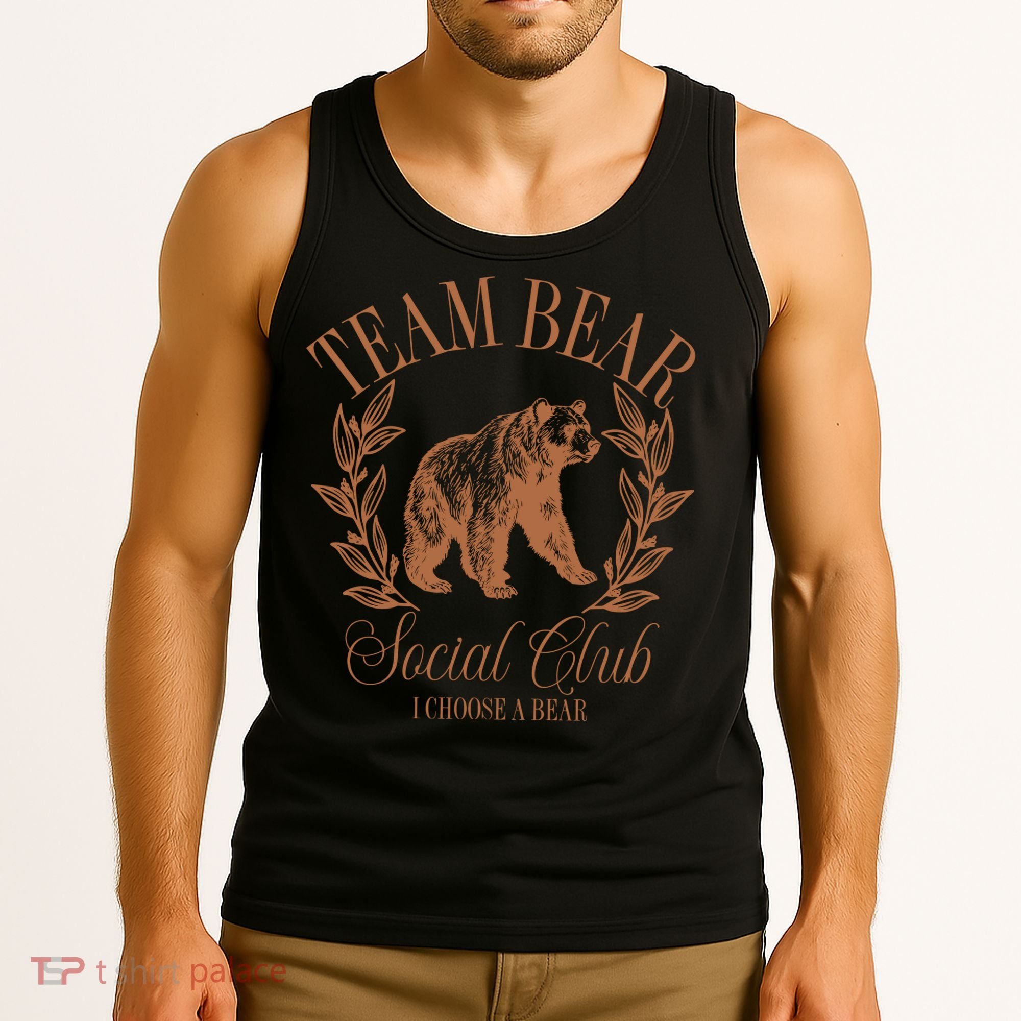 Team Bear Social Club I Choose The Bear Tank Top