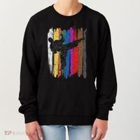 Taekwondo Belt Silhouette Distressed Martial Arts Gift Women's Sweatshirt thumb 0