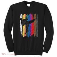 Taekwondo Belt Silhouette Distressed Martial Arts Gift Sweatshirt thumb 0
