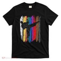 Taekwondo Belt Silhouette Distressed Martial Arts Gift T-Shirt thumb 0