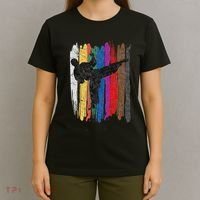 Taekwondo Belt Silhouette Distressed Martial Arts Gift T-Shirt thumb 4