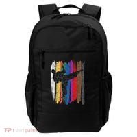 Taekwondo Belt Silhouette Distressed Martial Arts Gift Backpack thumb 0