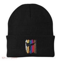 Taekwondo Belt Silhouette Distressed Martial Arts Gift Beanie thumb 0