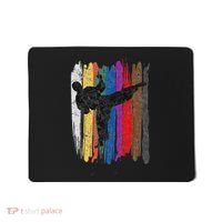 Taekwondo Belt Silhouette Distressed Martial Arts Gift Mousepad thumb 0
