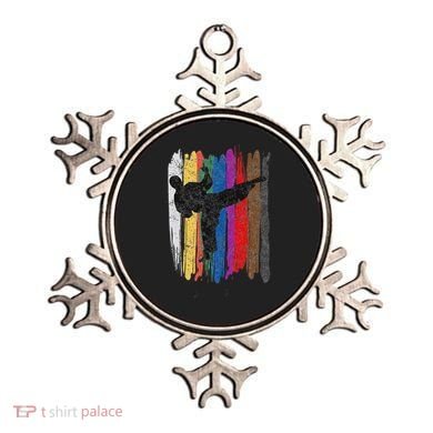 Taekwondo Belt Silhouette Distressed Martial Arts Gift Ornament