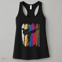 Taekwondo Belt Silhouette Distressed Martial Arts Gift Women's Tank Top thumb 3