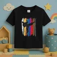 Taekwondo Belt Silhouette Distressed Martial Arts Gift Toddler T-Shirt thumb 3
