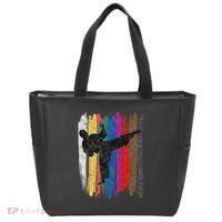 Taekwondo Belt Silhouette Distressed Martial Arts Gift Tote Bag thumb 0